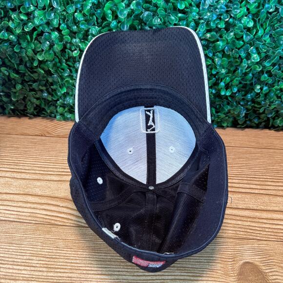 PGA Tour Course Black Vent Golf Hat - Picture 7 of 8